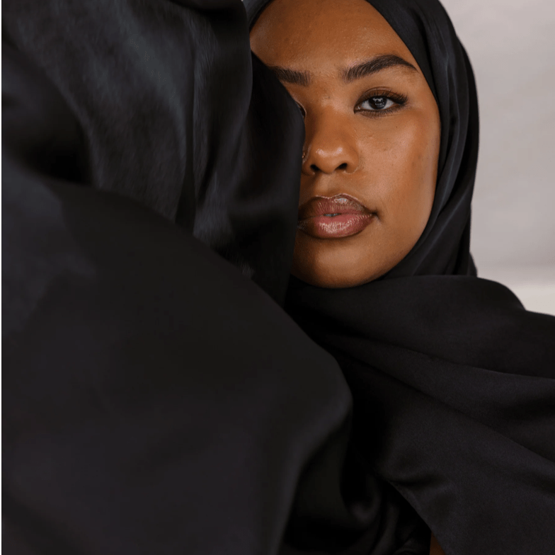 Hijab Satin - Minuit de Soie