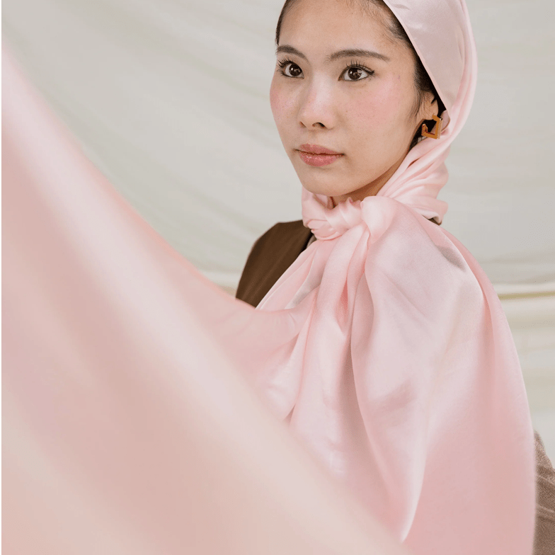 Hijab Satin - Perle de Rosée