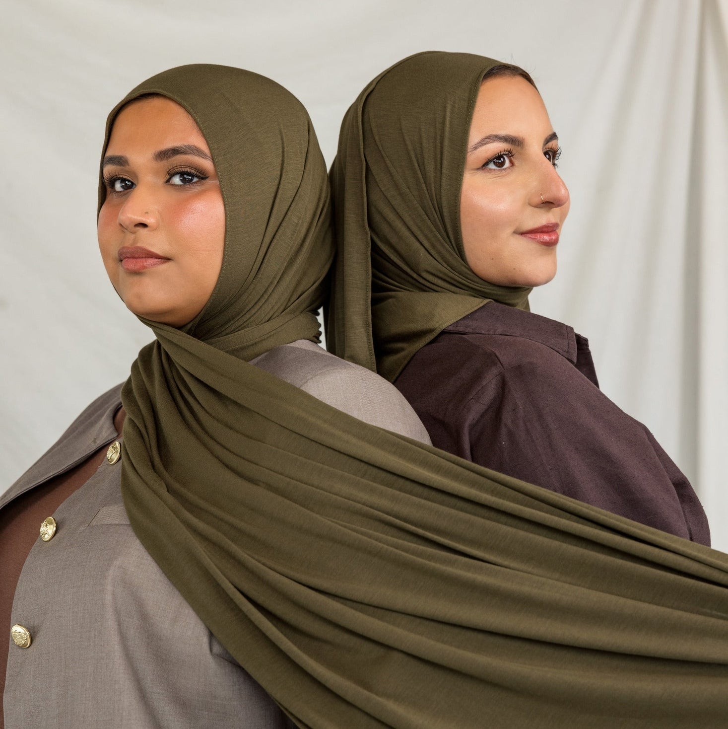 Hijab Jersey - Olive de Toscane